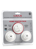 CAVIUS Home Starter Pack – 10‑Year Alarms (Sealed)