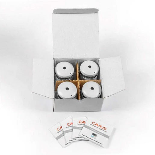 CAVIUS 10028 CAV10TP Trade Pack – 4 Nano 10-Year Photoelectric Smoke Alarms